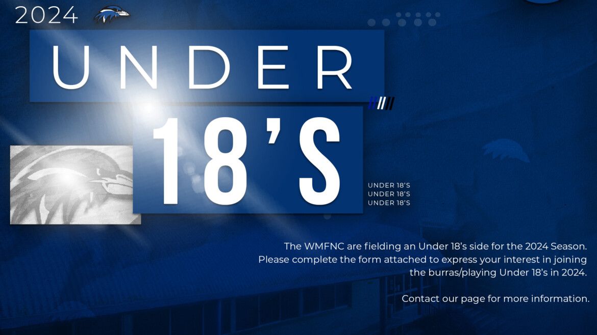 Under 18’s Footy 2024